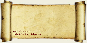 Jasmina Miljatović vizit kartica